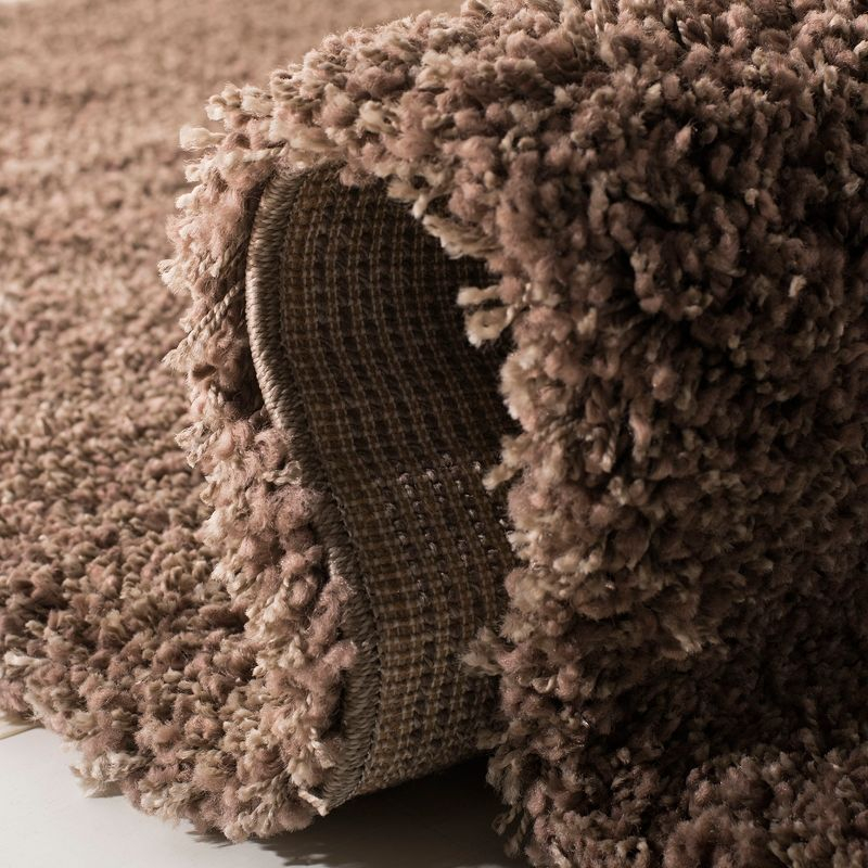 California Shag SG151 Power Loomed Indoor Accent Rug - Taupe - 3'x5' - Safavieh