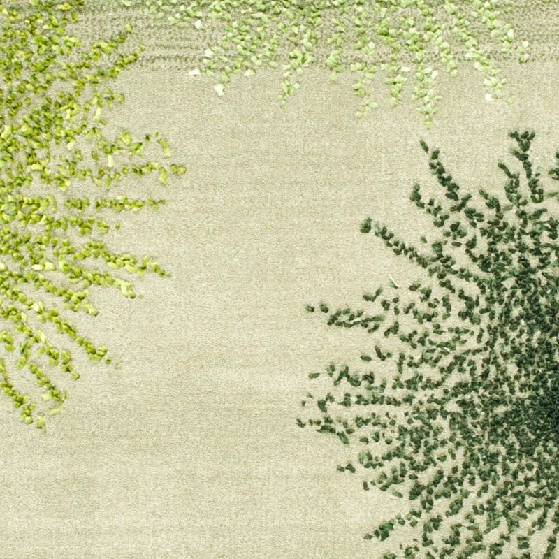 Soho SOH712 Hand Tufted Indoor Accent Rug - Green/Multi - 2'6"x4' - Safavieh.