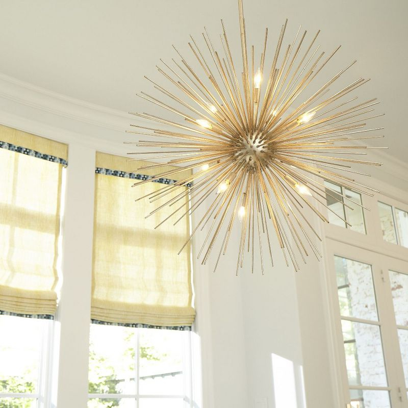 Quorum Lighting ELECTRA 10-Light Pendant, Gold Leaf, 35 Width, 35 Height