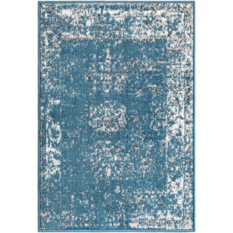 Unique Loom 2' 2 x 3' 0 Sofia Casino Blue Area Rug