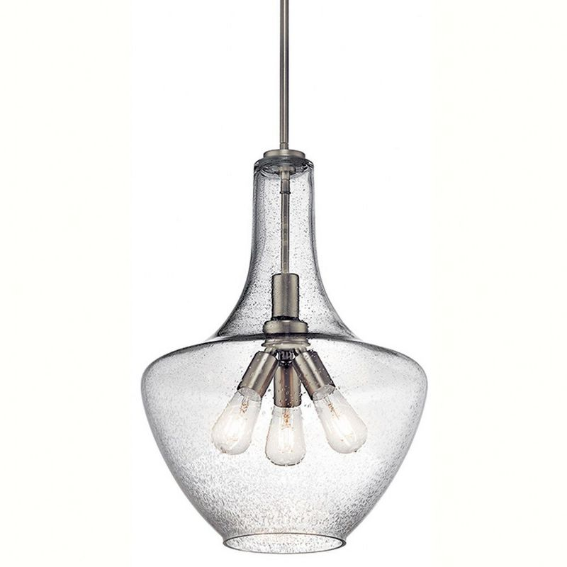 Kichler Lighting Everly 3 - Light Pendant in  Brushed Nickel