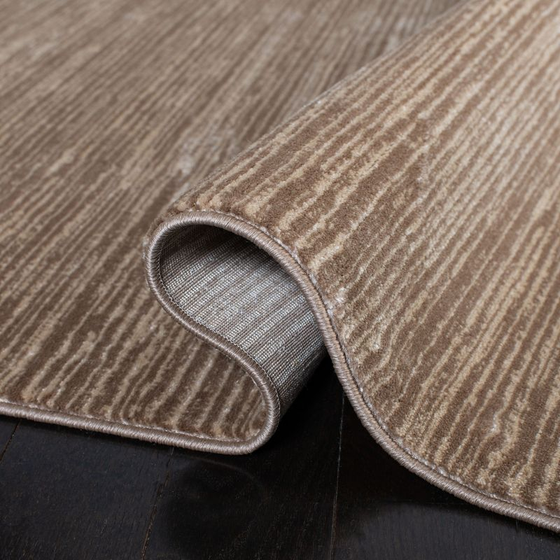 Vision VSN606 Power Loomed Area Rug - Light Brown - 5'x5' - Safavieh.