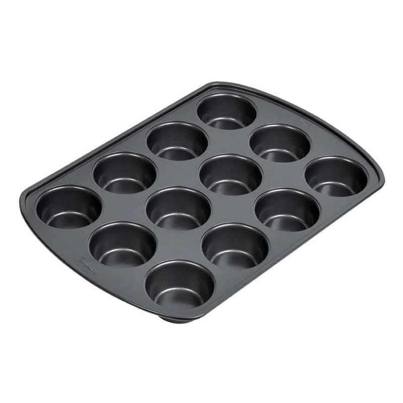 Wilton 191002982 Perfect Results Nonstick 12-Cup Muffin Pan
