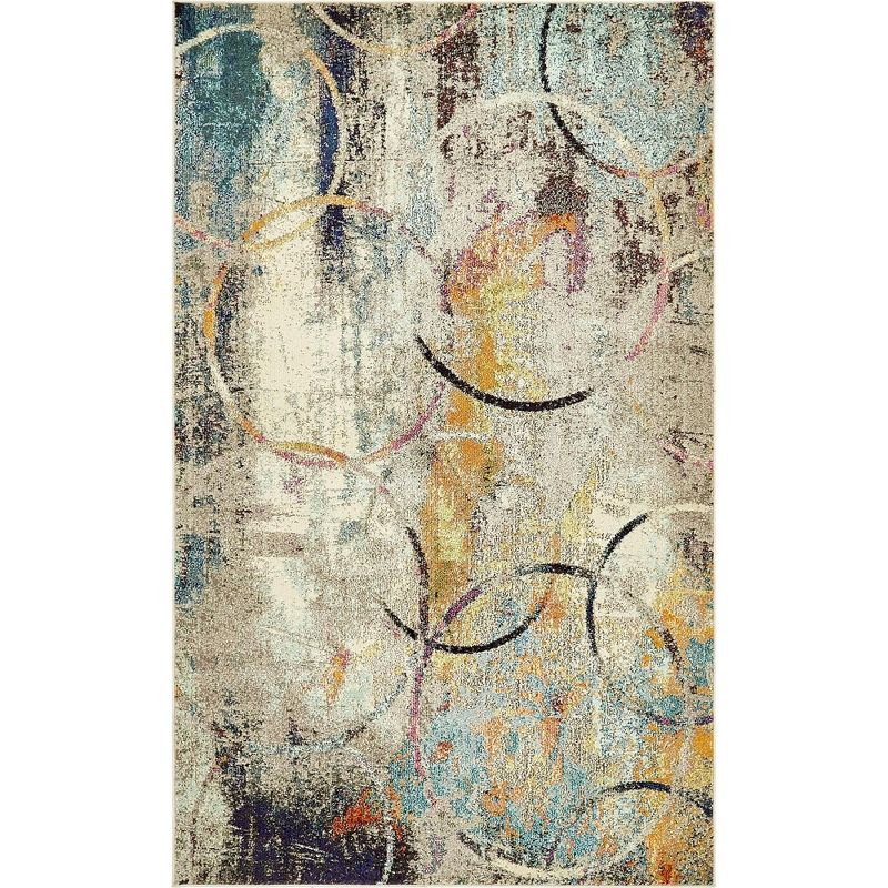 Unique Loom 5' 1 x 8' 0 Multi Chromatic Imperial Area Rug