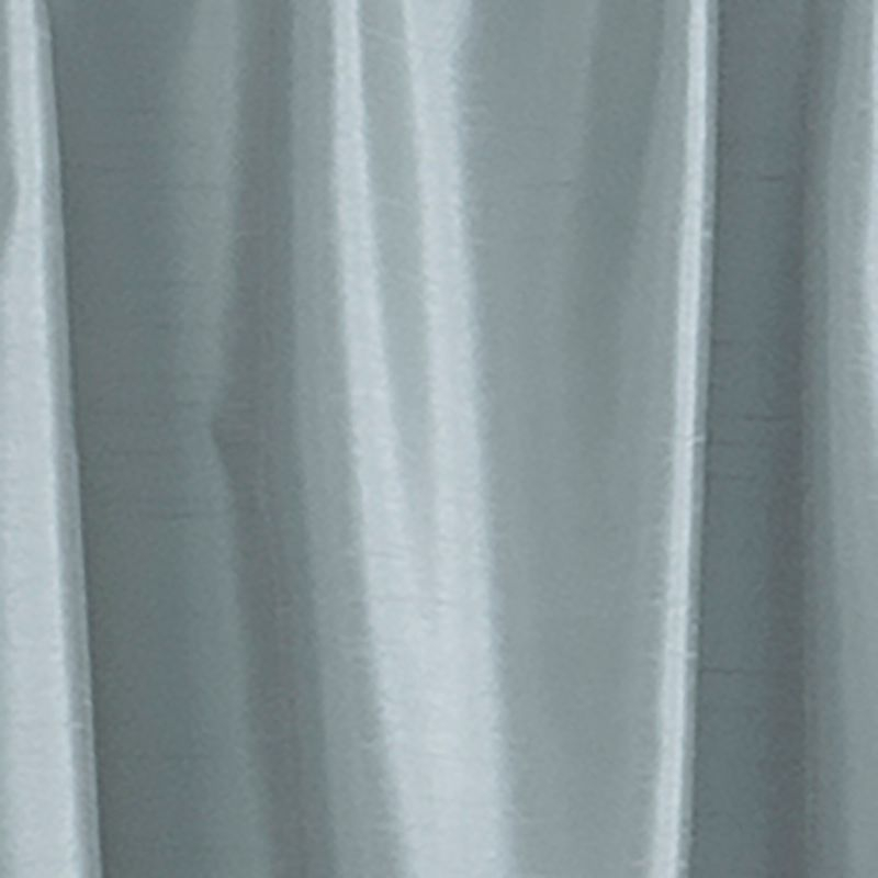 Colette Faux Silk French Door Single Window Panel - 54" x 72" - Mineral Blue - Elrene Home Fashions