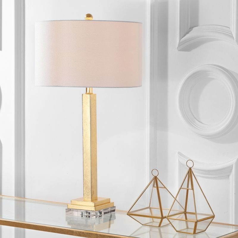 Perri Table Lamp (Set of 2) - 30 Inch Height - LIT4378 - Gold/Off White - Safavieh