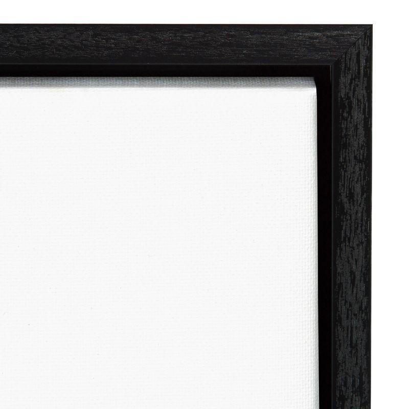 Amanti Art Ebony Horizon Triptych II by Jennifer Goldberger Canvas Wall Art Print Framed 16 x 23-in.