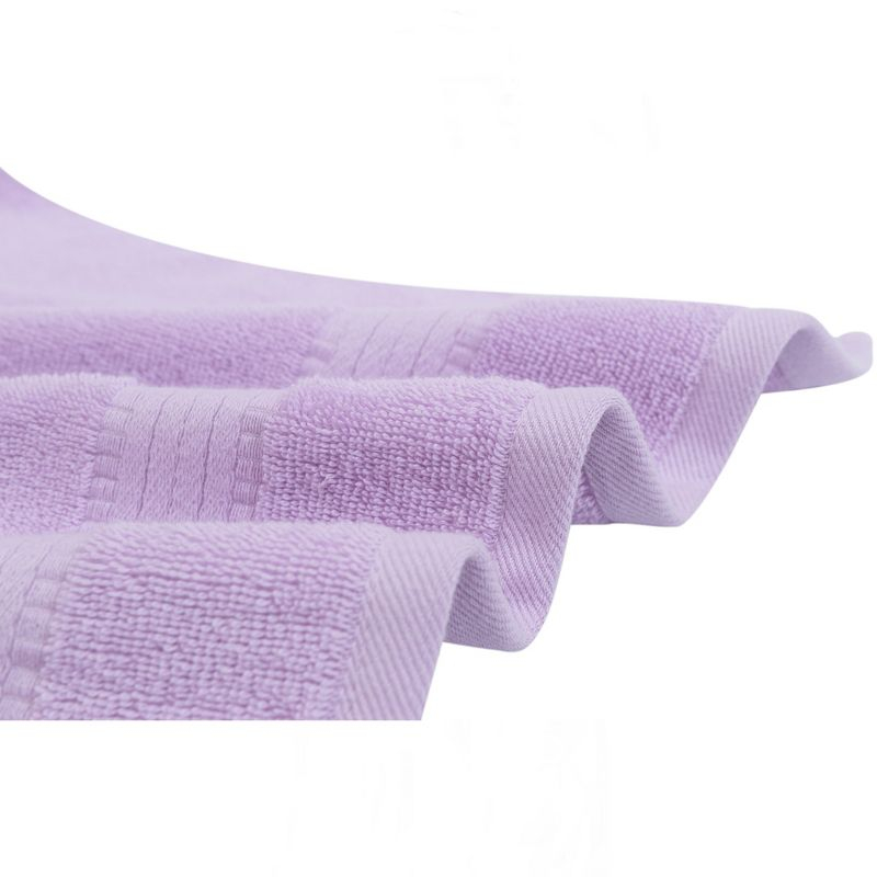 Alpine Swiss 100% Cotton Towel Set 2 Piece Soft and Absorbent 500 GSM Face Towels 13" x 13" Lilac