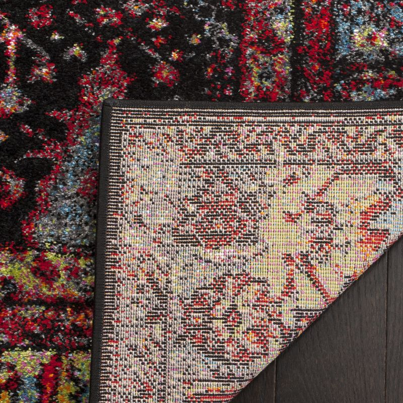 Vintage Hamadan VTH217 Power Loomed Indoor Area Rug - Orange/Multi - 4'x6' - Safavieh