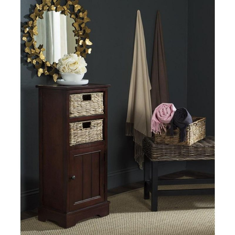Connery Cabinet - AMH5742 - Cherry - Safavieh Couture