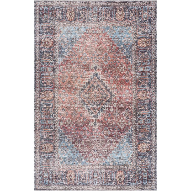 Hauteloom Rectangle Area Rug   Light Blue