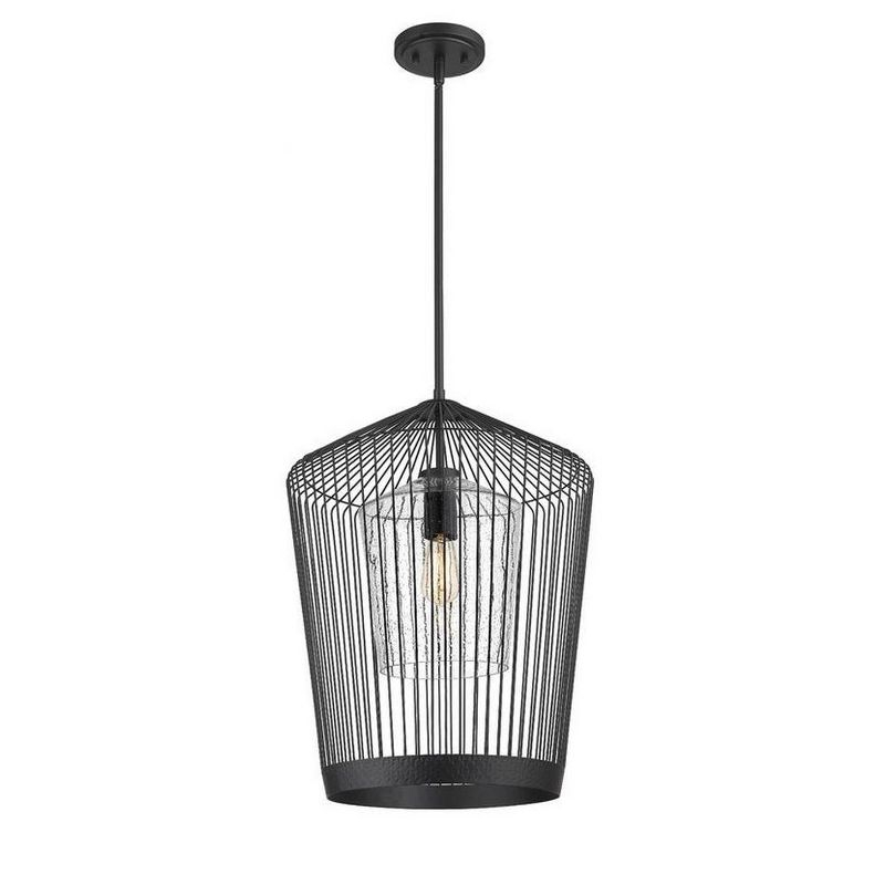 Z-Lite Lido 1 - Light Pendant in  Matte Black