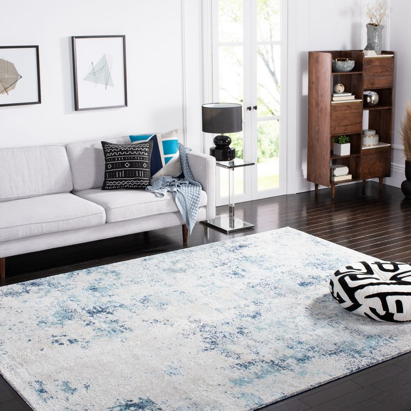 Shivan SHV778 Power Loomed Area Rug - Blue/Grey - 8'x10' - Safavieh.