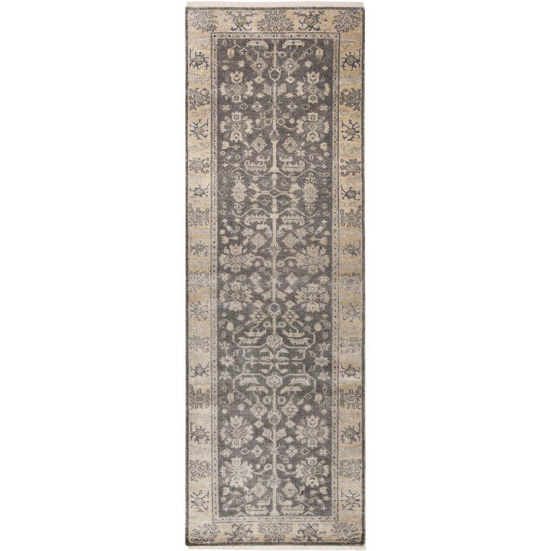 Oushak Hand Knotted Wool Oriental Rug