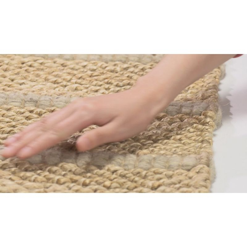 Natural Fiber NF550 Hand Woven Area Rug - Ivory/Ivory - 5'x8' - Safavieh.