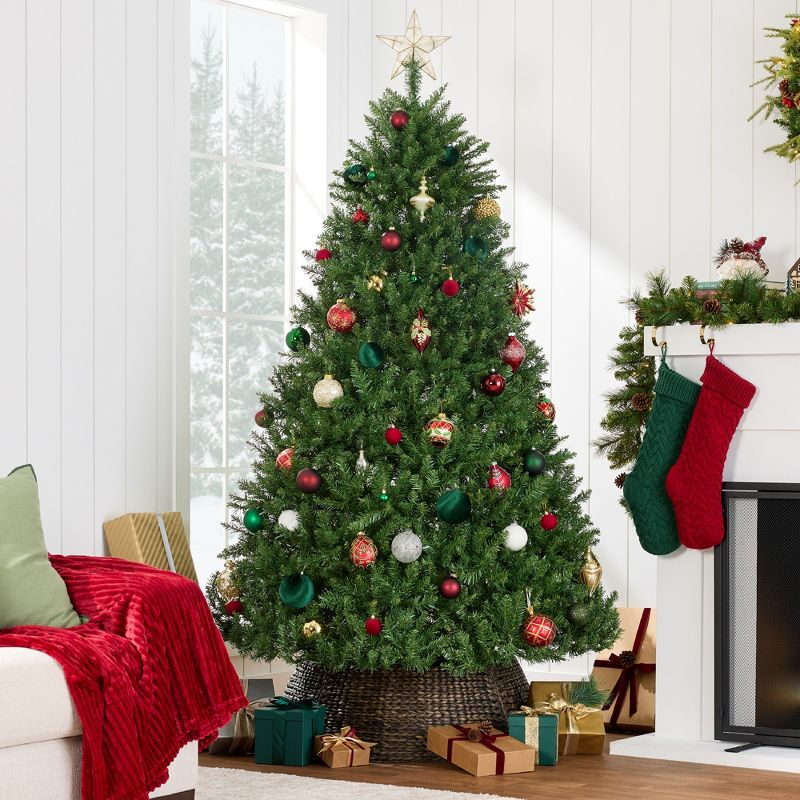Best Choice Products 9ft Hinged Douglas Full Fir Artificial Christmas Tree Holiday Decoration w/ Foldable Metal Stand