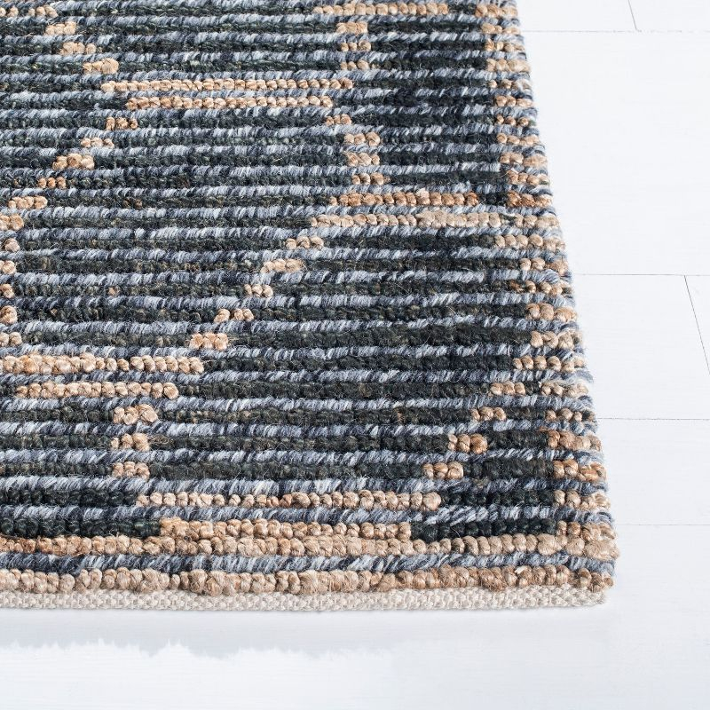 Natural Fiber NF218 Hand Woven Area Rug - Beige/Charcoal - 5'x8' - Safavieh.