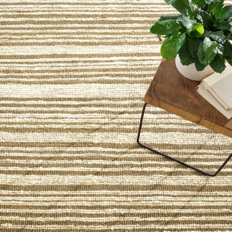 Annie Selke - Dash & Albert Calder Stripe Kelp Handwoven Jute Rug, 2x3, Kelp