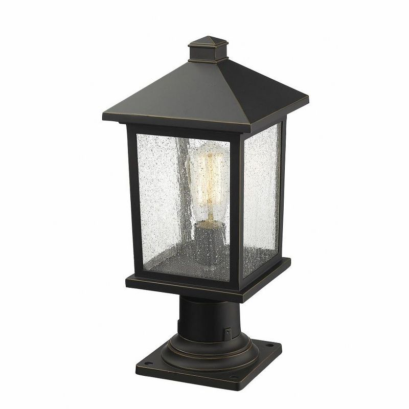 Z-Lite Portland 1 - Light Lantern in  Oil Rubbed Bronze