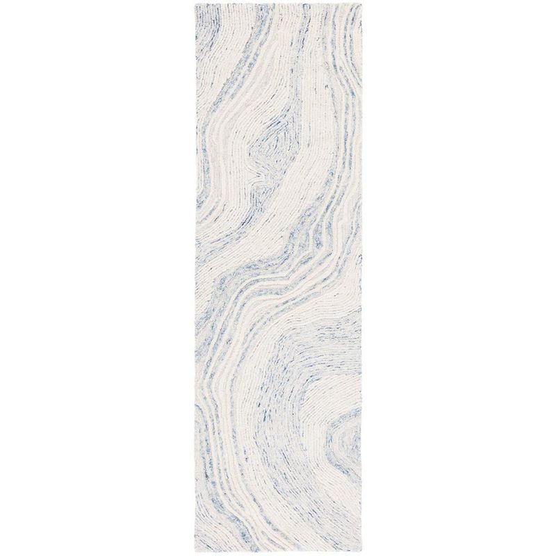 Fifth Avenue FTV121 Hand Tufted Indoor Runner - Blue/Ivory - 2'3"x8' - Safavieh