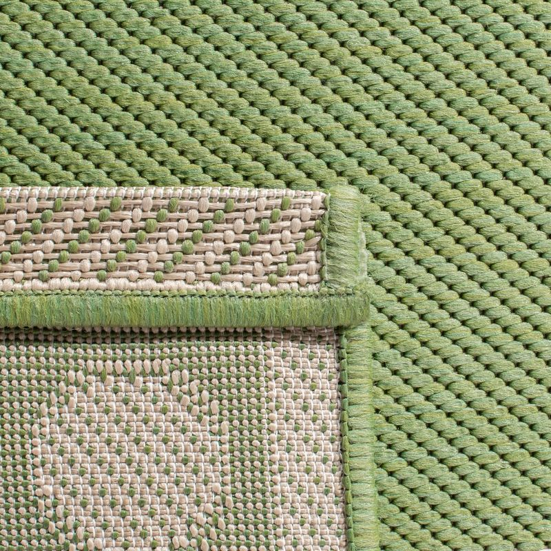 Courtyard CY2965 Power Loomed Indoor/Outdoor Area Rug - Olive/Natural - 5'3"x7'7" - Safavieh.