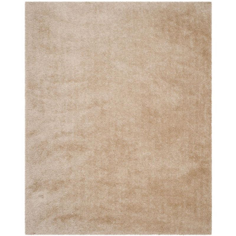 Venice Shag SG256 Hand Tufted Indoor Area Rug - Champagne - 8'6"x12' - Safavieh