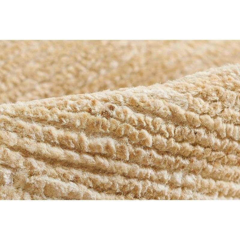 Momeni 9'x12' Organic Solid Handknotted Area Rug Natural: Jute & Cotton, Low Pile, Handmade, Indoor Rectangle Rug