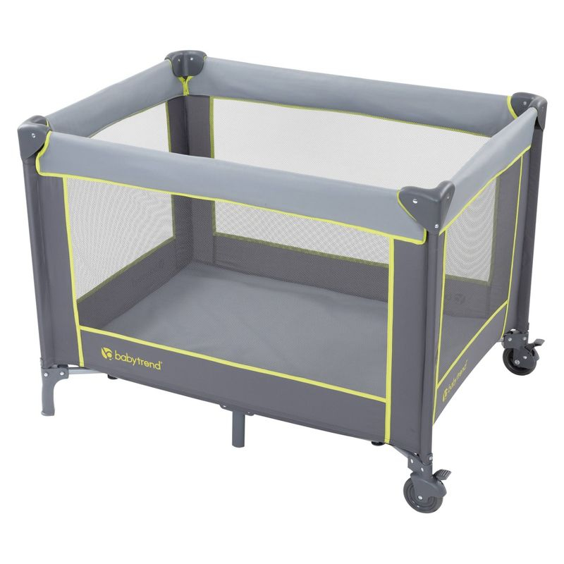 Baby Trend Portable Playard with Bassinet - Twinkle Lime