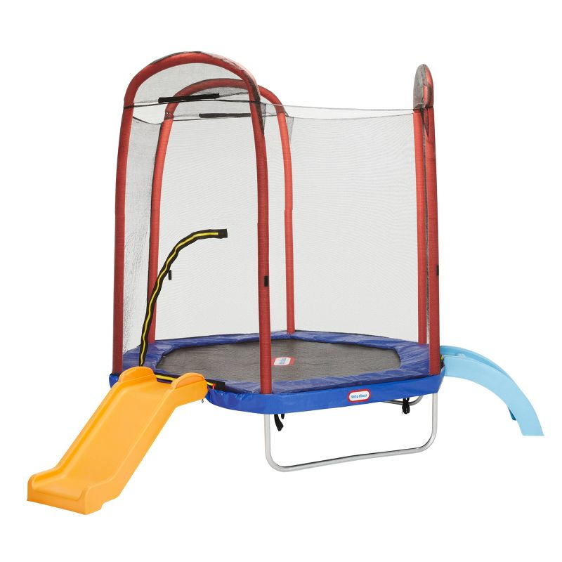 Little Tikes 7' Climb and Slide Trampoline