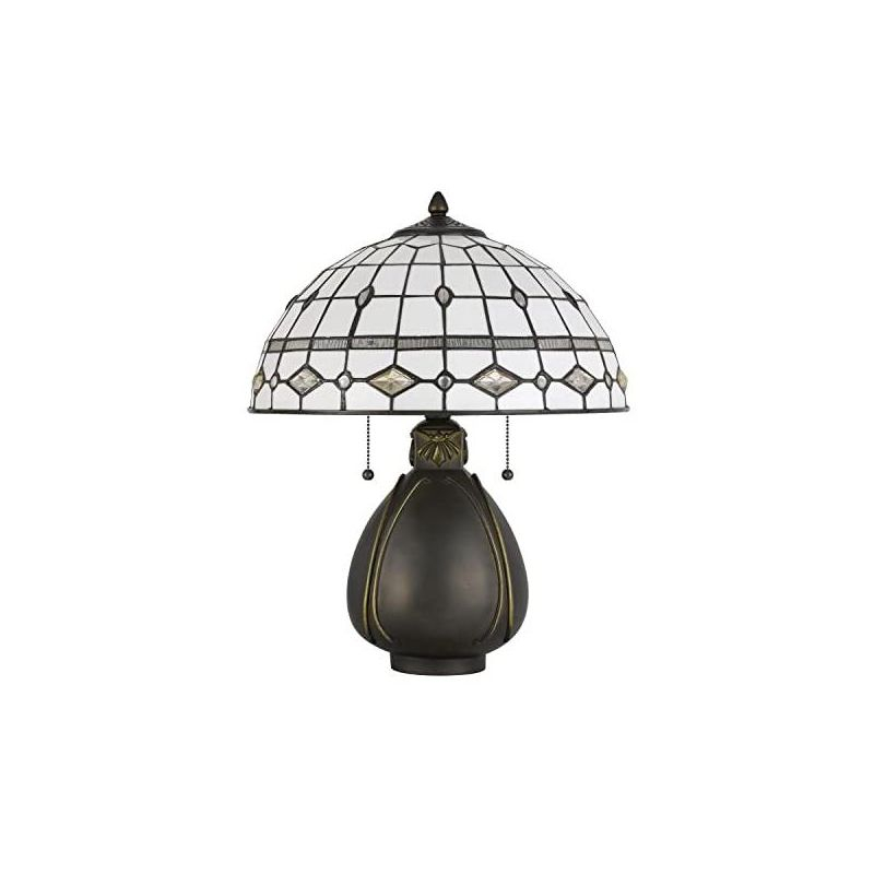 Cal Lighting 60W X 2 Tiffany Table Lamp