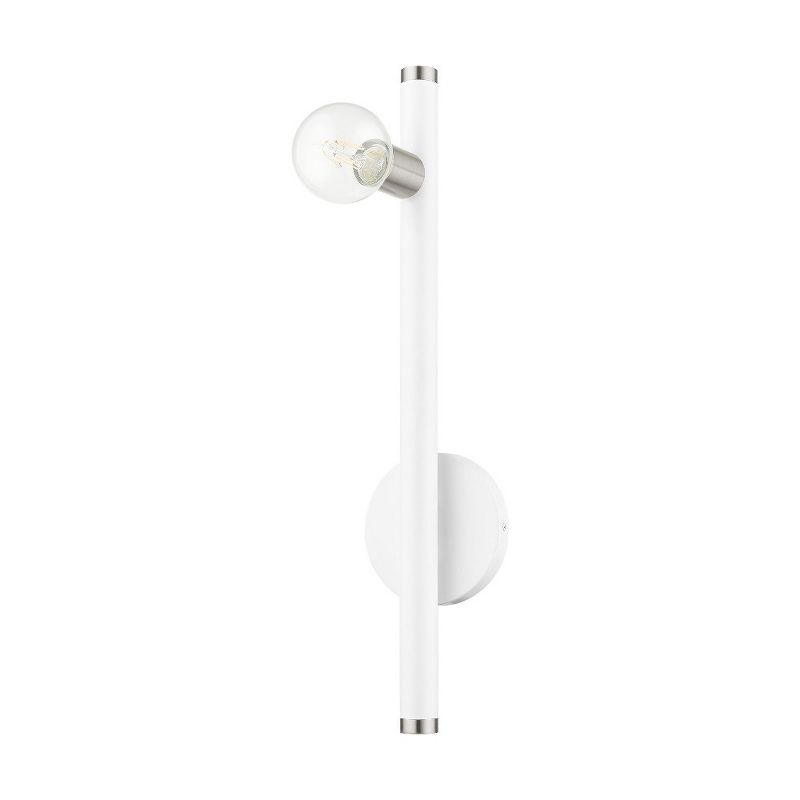 Livex Lighting Bannister 1 - Light Wall Light in  White