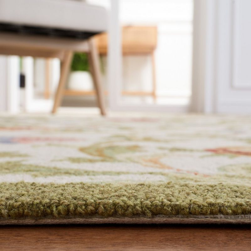 Chelsea HK310 Handmade Area Rug - 4' Round - Ivory - Safavieh