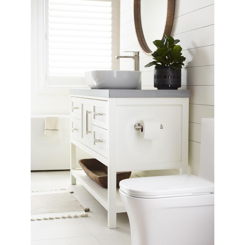 Amerock Arrondi Stainless Steel Single Post Toilet Paper Holder