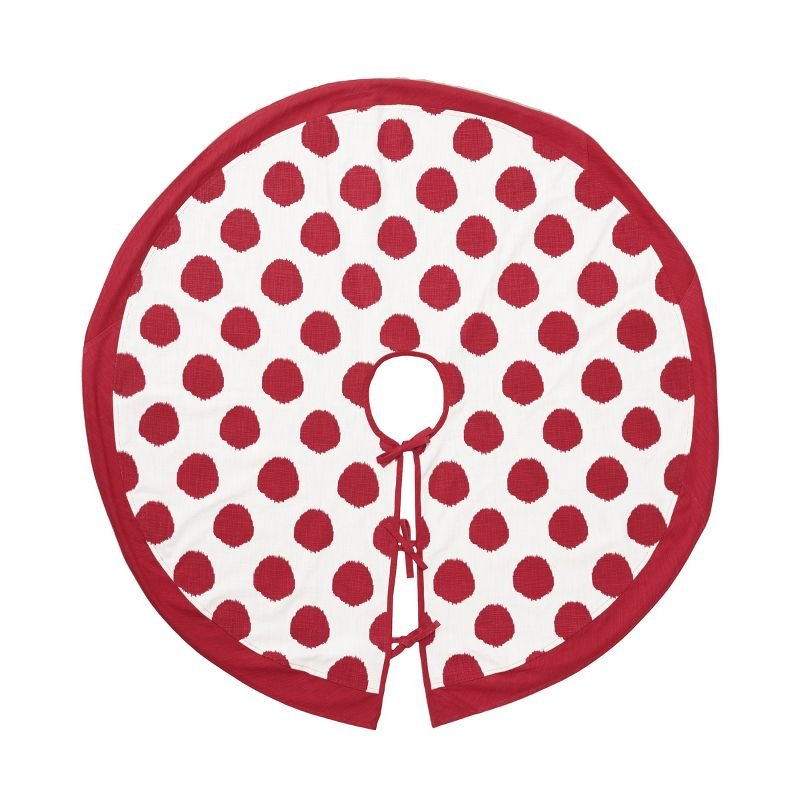 Ruby Dot Tree Skirt