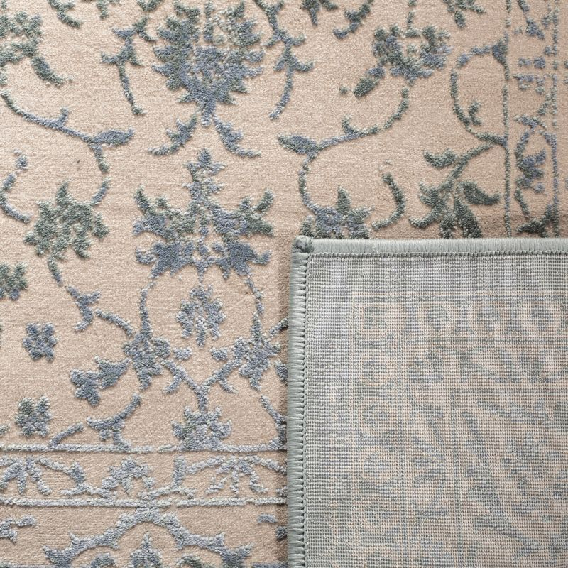 Brilliance BRL504 Power Loomed Indoor Area Rug - Cream/Sage - 5'1"x7'6" - Safavieh