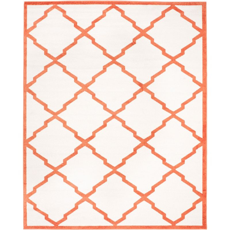 Amherst AMT421 Power Loomed Indoor Area Rug - Beige/Orange - 8'x10' - Safavieh