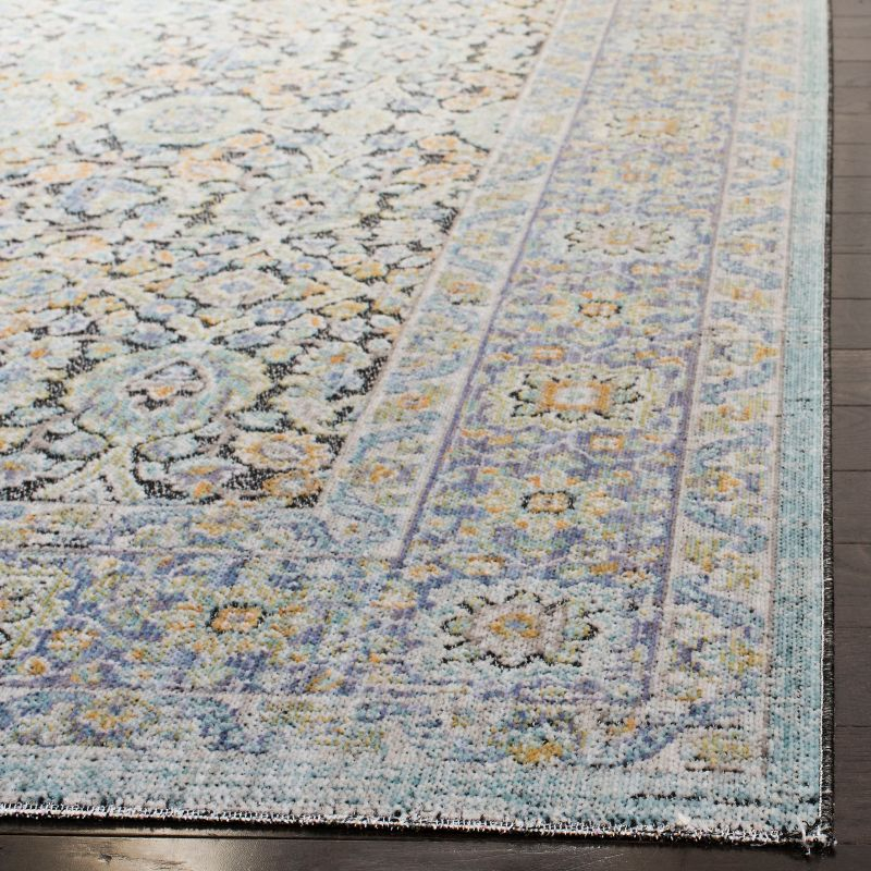 Provance PRV134 Power Loomed Indoor Area Rug - 8'x10' - Blue/Green - Safavieh