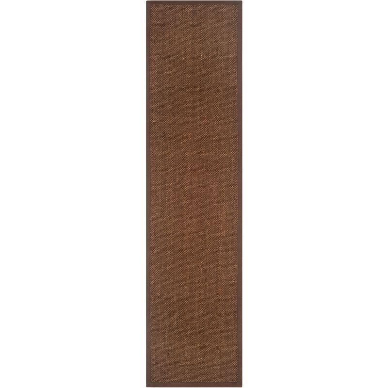 Natural Fiber NF443 Power Loomed Accent Rug - Brown/Brown - 2'x4' - Safavieh.