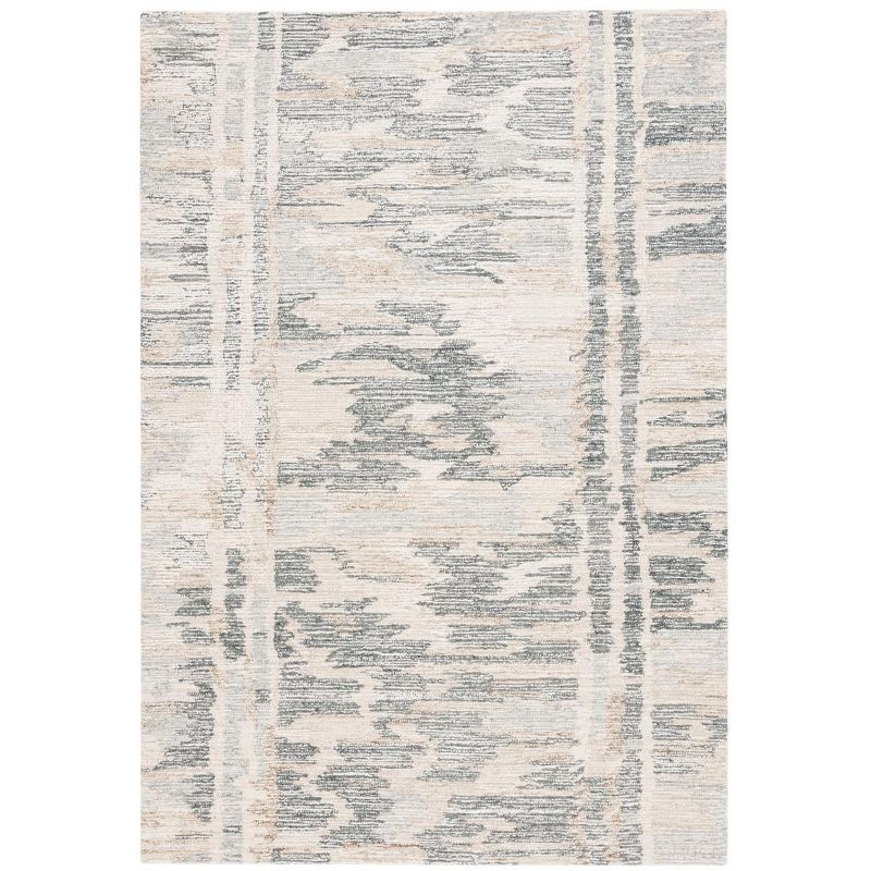 Ebony EBN902 Hand Tufted Indoor Accent Rug - Grey/Ivory - 3'x5' - Safavieh