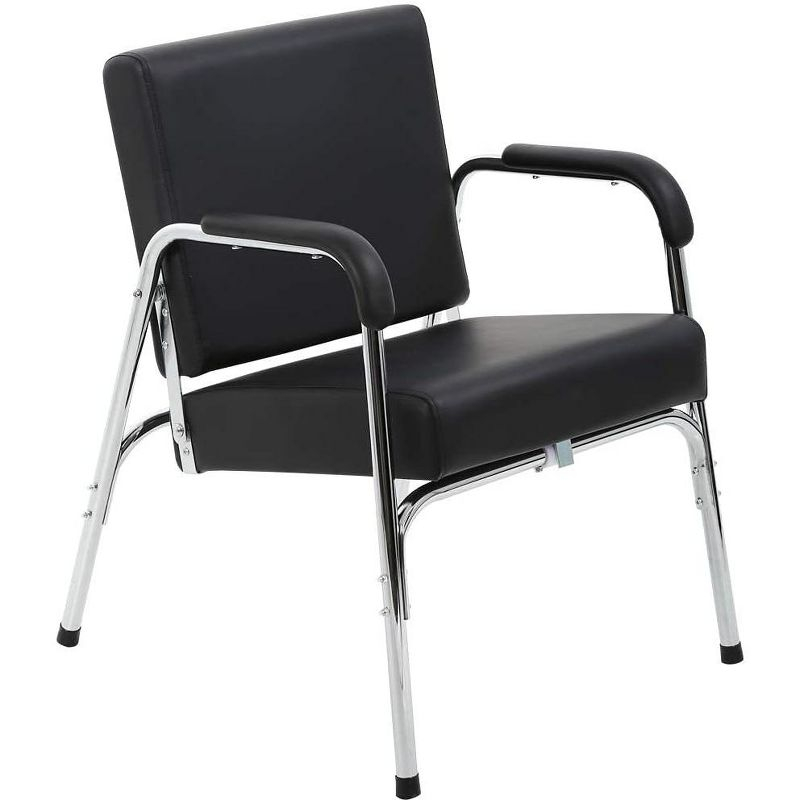 FDW New Modern Fashion Auto Recline Black Shampoo Chair Barber Spa Beauty Salon(Black)