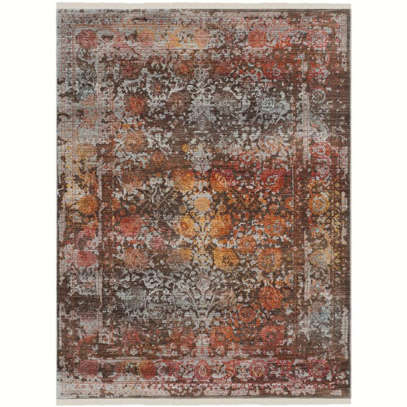 Vintage Persian VTP409 Power Loomed Indoor Area Rug - Brown/Multi - 5'x7'6" - Safavieh.