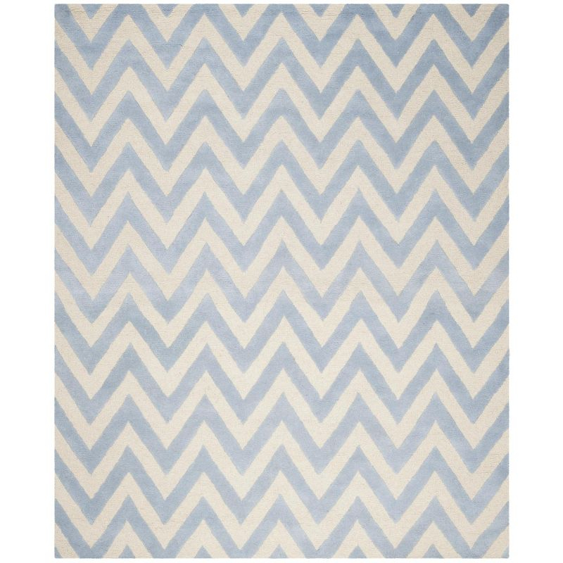 Cambridge CAM139 Tufted Indoor Area Rug - Light Blue/Ivory - 7'6"x9'6" - Safavieh