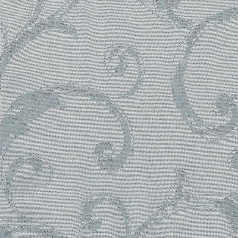 Mia Jacquard Scroll Blackout Window Curtain Panel - 52" x 95" - Blue - Elrene Home Fashions