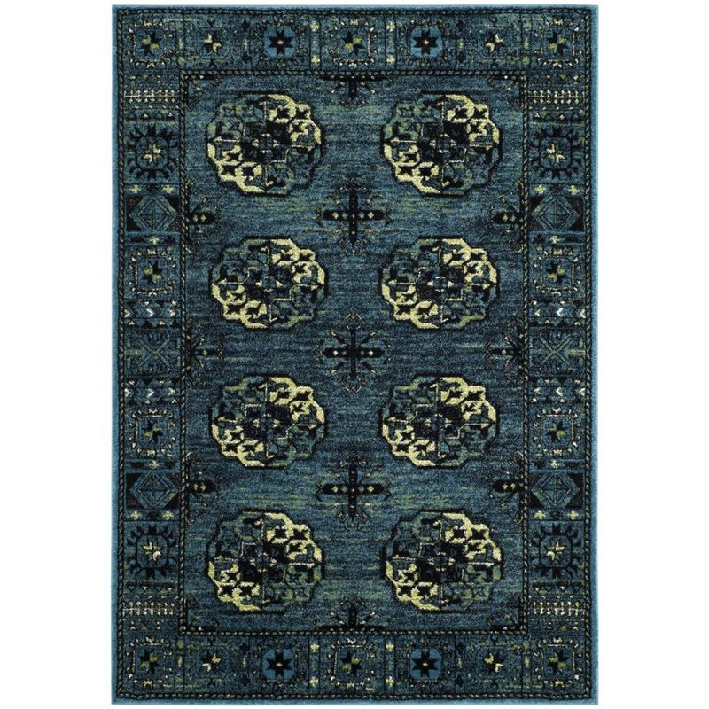 Vintage Hamadan VTH212 Power Loomed Indoor Area Rug - Blue/Multi - 5'3"x7'6" - Safavieh