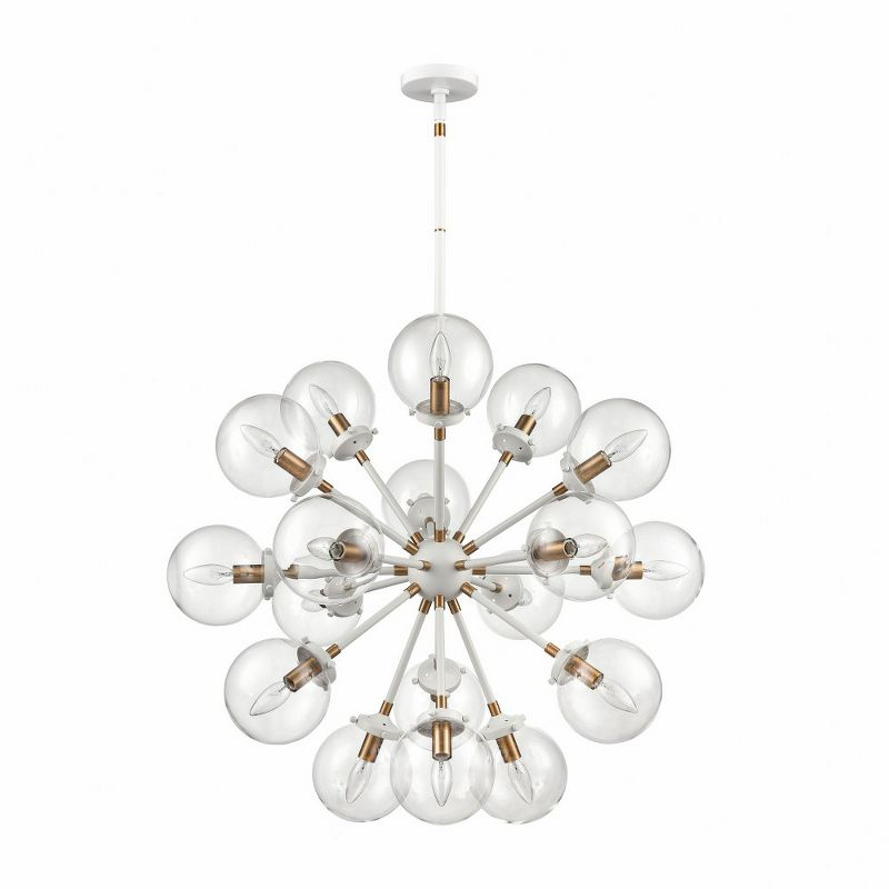 Elk Home Boudreaux 18 - Light Chandelier in  Matte White