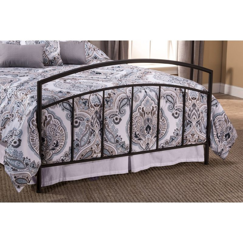 Queen Julien Bed Black - Hillsdale Furniture: Transitional Metal Frame, Spindle Headboard, Bedroom Furniture