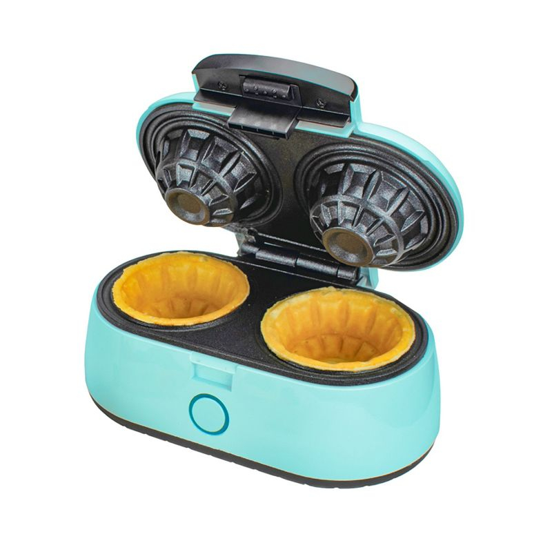 Brentwood 5 Inch Electric Waffle Bowl Maker in Blue