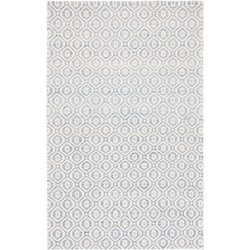 Marbella MRB325 Hand Woven Area Rug - Blue/Ivory - 4'x6' - Safavieh.