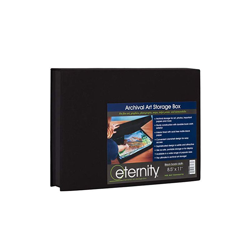HG Concepts HG Art Concepts Eternity Archival Clamshell Art Portfolio Storage Box 8.5x11"