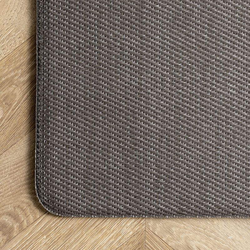 Nuloom Casual Braided Anti Fatigue Kitchen or Laundry Room Comfort Indoor Mat